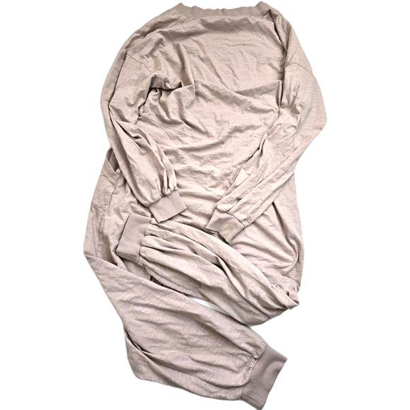 Womens Free People Hot Shot Long Sleeve V Neck Onesie Romper Rose Size Small - Picture 10 of 11